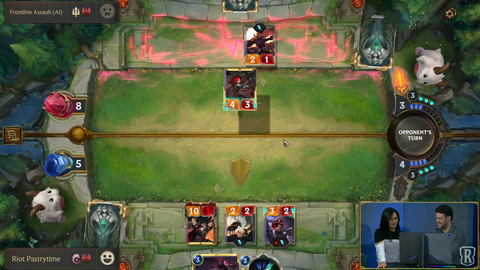 Riot debuts a new card game - and loses to AI.