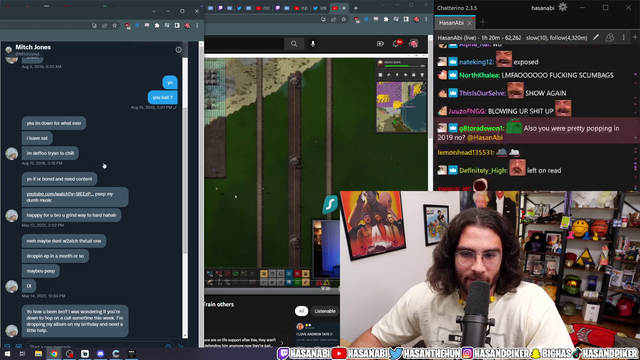 Hassy desperate for that Mitch Jones clout 🤣