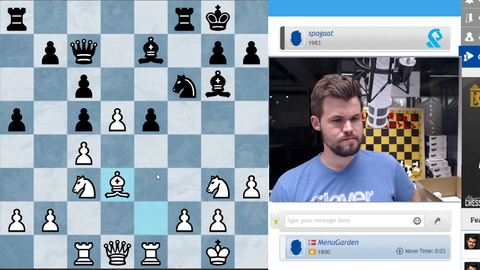 Magnus Carlsen thanks Botez for the raid