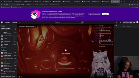 Lacari can't believe his eyes what Nyanners was doing