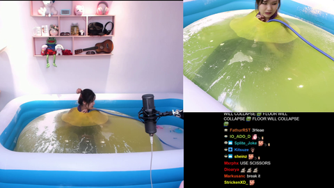 Korean Streamer's Balloon Explodes