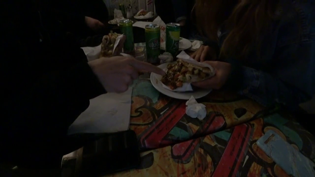 Melina can't eat like an adult