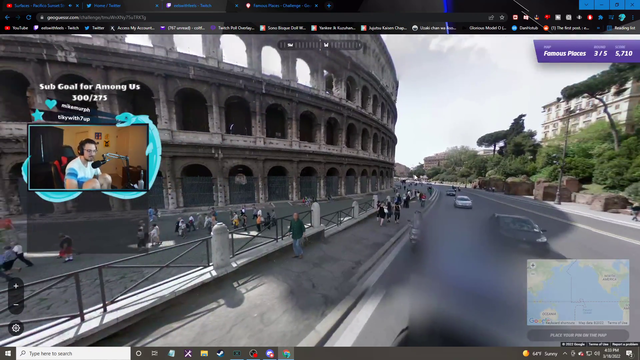 Streamer ignores a small detail in Geoguessr