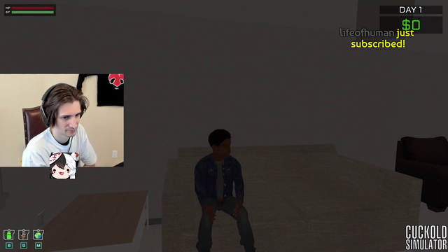 In-game kid watches Twitch