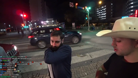 Aggressive guy starts talking to Esfand