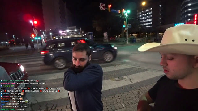 Aggressive guy starts talking to Esfand