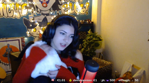 Camera shy cat