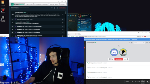 Greek accidentally shows his penis on stream