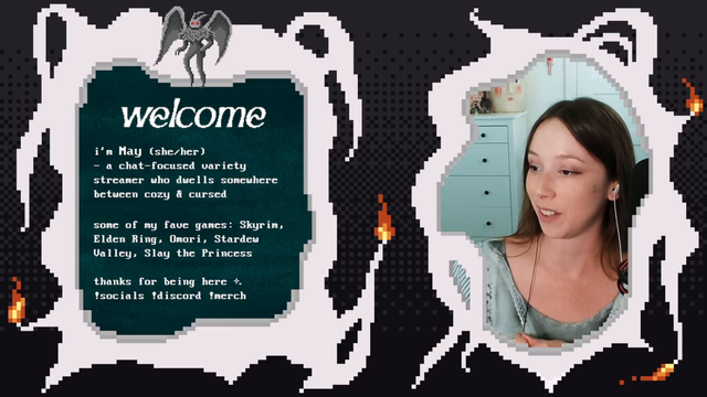 Streamer teaching themselves pixel art shows chat their handmade raid screen