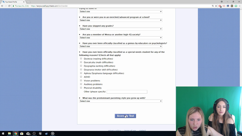 Ocean takes an IQ test