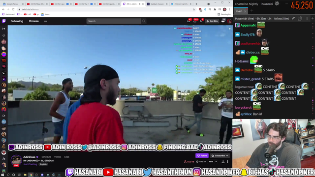 LAPD rolls up on AdinRoss meetup
