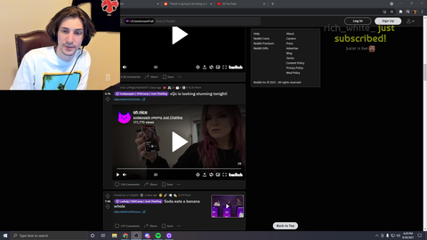 xQc dies inside watching back at the clip of him dressed as a girl