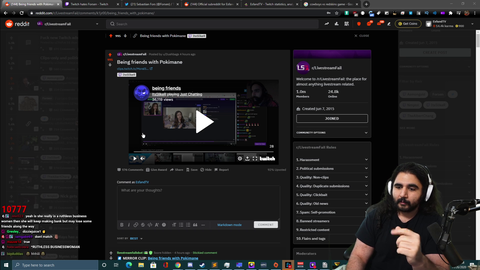 Esfands conclusion on Poki drama