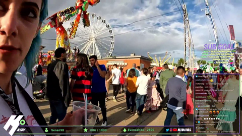 Streamer spots IRL gigachad at the county fair