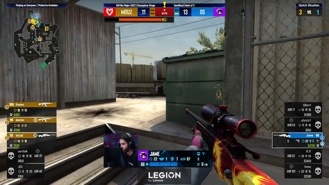 jame 1v3 full clip