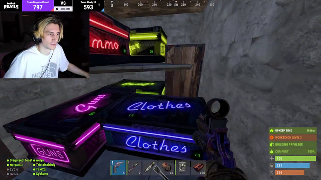 Quality Twitch Rivals Rust Content
