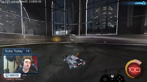 Rocket League dribble syncs up with the music