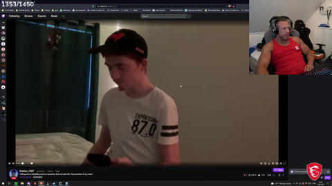 Knut raids a disabled streamer with 1 viewer