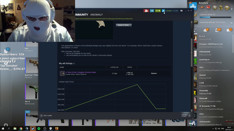 Anomaly and Shroud unboxed the exact same knife so Anomaly tried to act like his was signed by Shroud
