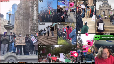 National protests against Trump admin underway across state capitols