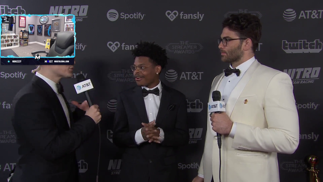 Least awkward red carpet moment at the Streamer Awards