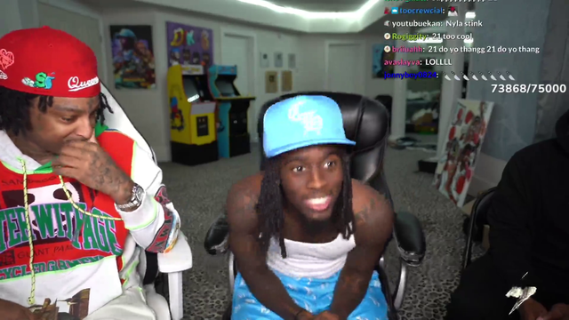 Kai brings 21 Savage onto the stream to play NBA 2K Pog
