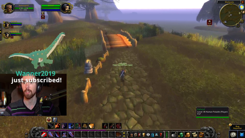 Asmongold checks Pink Sparkles' stream