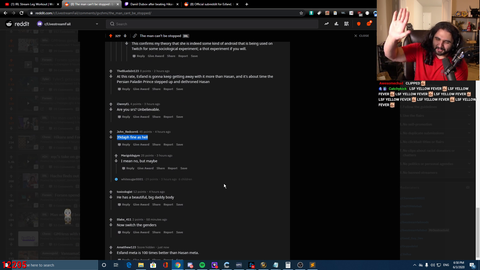 Esfand declares his lust for 39Daph