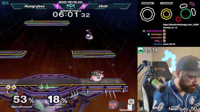 Perfectly timed TTS sub message to game winning rest