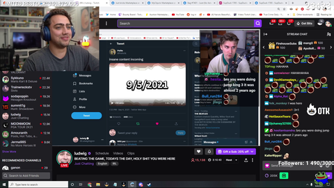 Lud absolutely scammazed Mizzy LULW