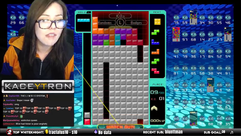 Tetris GM Kaceytron shows of her intense Gameplay