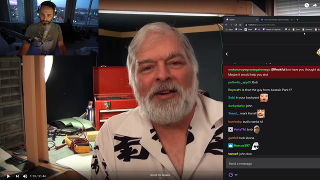 Reckful mistakes random reviewer for Mark Hamill