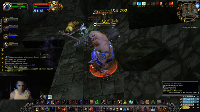 Tyler1 finally reaches level 60 in Hardcore Classic WoW