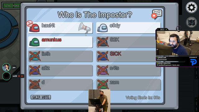 m0e loses an imposter game in final 3 to someone reading chat