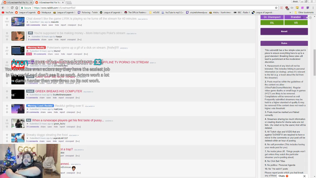 Greek roasts a rude donator.