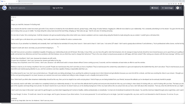 Sanest Parasocial Viewer sent a message to Veibae