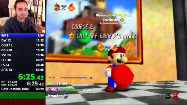 Obama doing a Yoshi impression