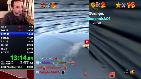 hasan fan sends threat to sm64 speedrunner
