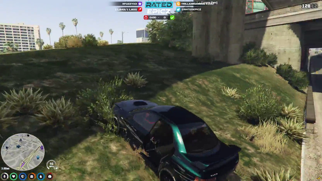 CG mag dump the cops in response to them blowing up racing car after police road spiked them.