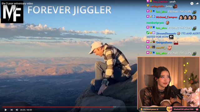 lydiaviolet - Lydia violet a Dude almost falls off a mountain live on strim