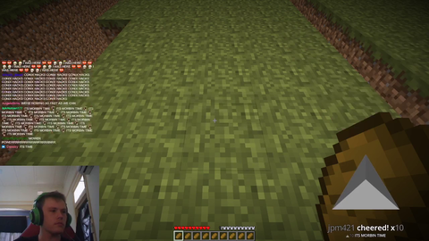 Minecraft streamer MysticalMidget completes his 2500 hour journey of walking 32 MILLION BLOCKS; thus reaching the survival limit and breaking the game entirely.