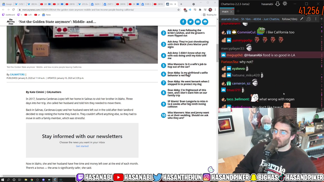 Hasan explains why streamers move to Texas