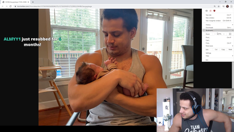 Tyler1 shows a pic with Erobb's baby