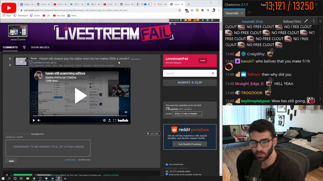 Hasan addresses criticisms