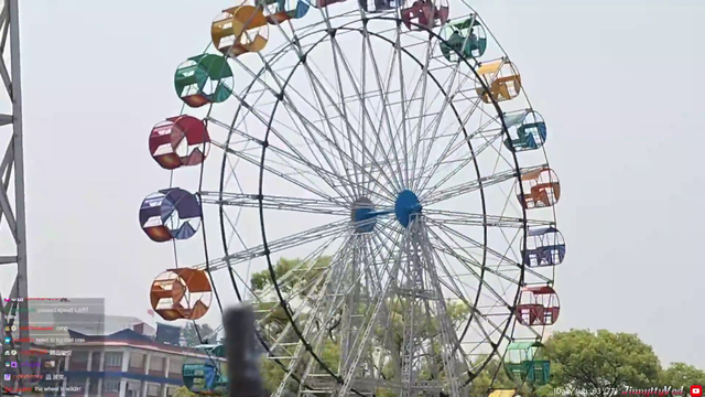 Relaxing ferris wheel ride