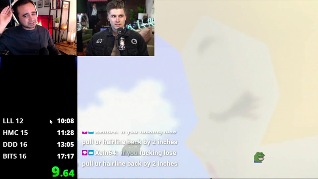 Ludwig VS Squeex SM64 race gets heated