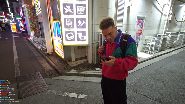 How the tables turn. Angel of Shibuya harasses a tourist over their questionable outfit