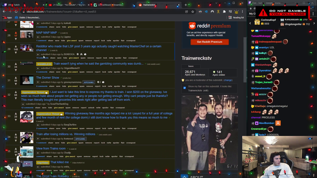 OP of Train react hate thread 3 years ago caught enjoying Hasan MC reactions