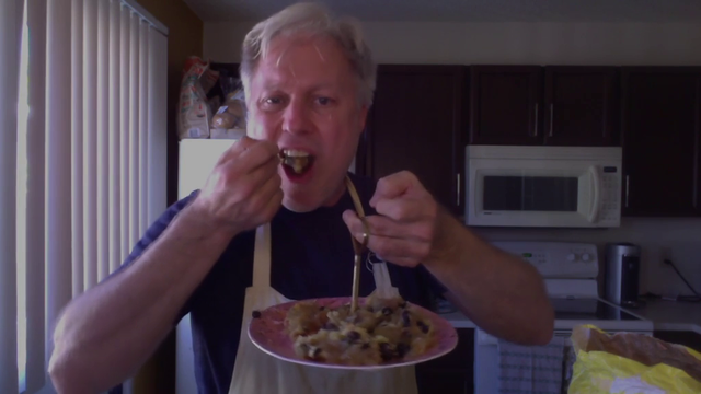 Henry is not impressed by 100% authentic Canadian food