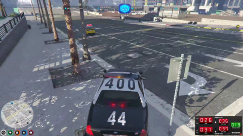 Wolfabelle attempting to run from the Police